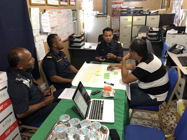 NetMap exercise with the Malaysian Maritime Enforcement Agency in Tun Mustapha Park